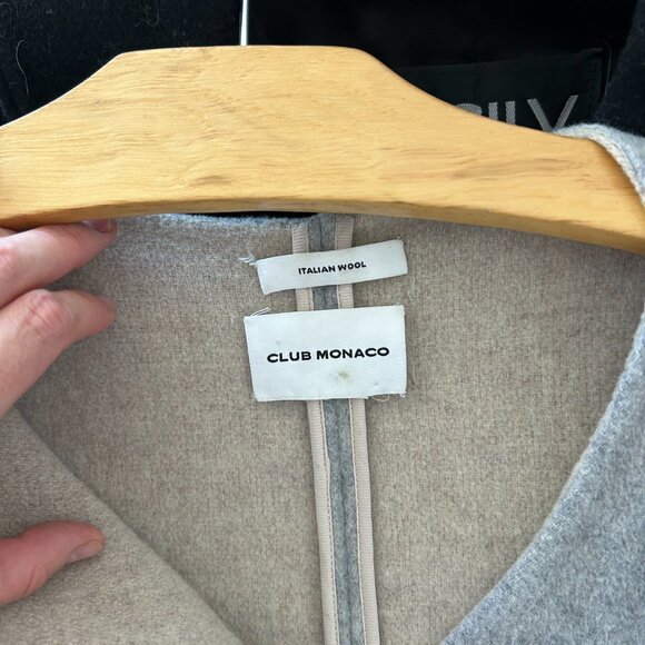 Club Monaco Wool wrap coat - Picture 4 of 10